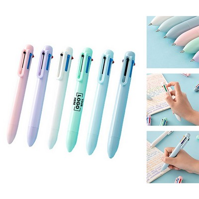 6-in-1 Multi-Color Ballpoint Pen