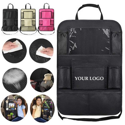 Kick Mats Car Back Seat Organizer