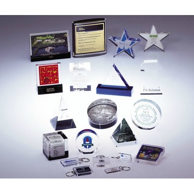 Cylinder Lucite Classic Shape Embedment (3"x3 3/4")