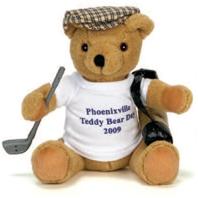 10" Golf Bear Stuffed Animal