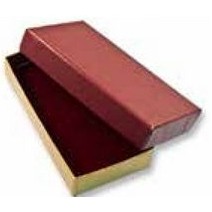 Burgundy Kraft Box w/ Burgundy Velour Foam Pad