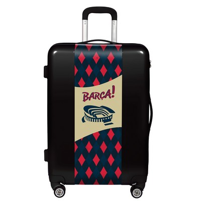 26.5" Hard-Sided Checked Suitcase