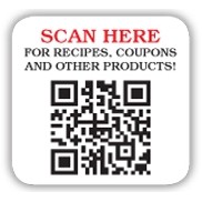 One Color Fasturn® Square Labels (1"x1")