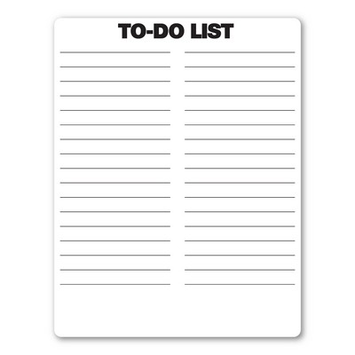 Memo Board Magnet - 8.5" x 11" - 30 mil - Outdoor Safe