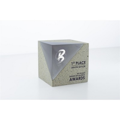 Cube Award Resin Concrete - Atlas