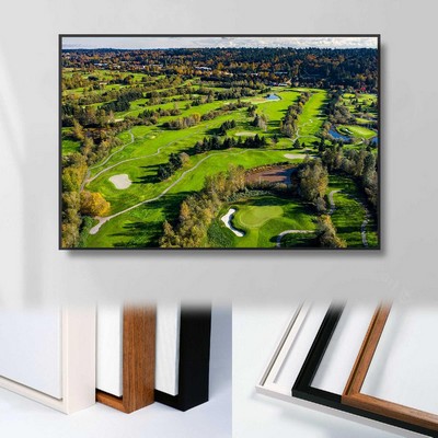 16" X 24" Framed Canvas Wrap - Black