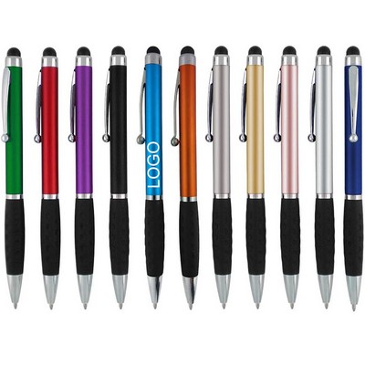 2 in 1 Capactive Touch Screen with Ballpoint Writing Pen