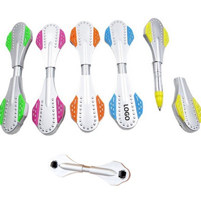 Skateboard Shaped Cartoon Ballpoint Pen