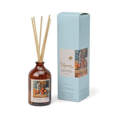 IMPRESSIONIST 80mL AMBER GLASS DIFFUSER IN BLUE BOX - CÉZANNE, "STILL LIFE