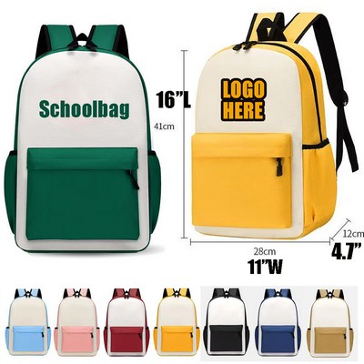 Full Color Imprint Lightweight School Backpack