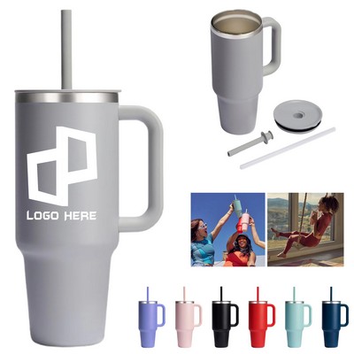 40Oz Insulated Reusable Double-Walled Travel Mug