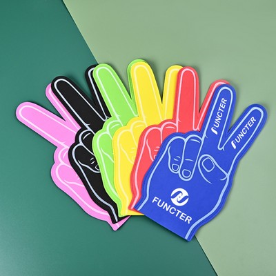 18 Inch Eva Foam Finger for Sports Celebration Pom Poms Cheerleading Sports Fan Giant Foam Hand