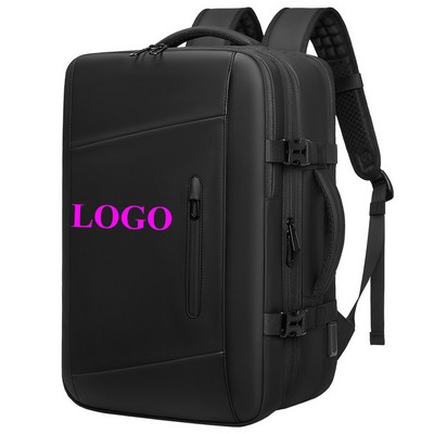 Compression Backpack W/ Usb Port And Tsa Lock
