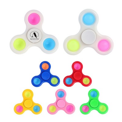 3 Bubbles Fidget Push Pop Spinner