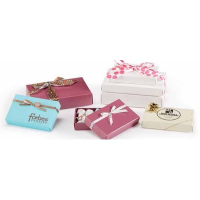 Colored 2 Pieces Folding 1/2 LB Candy Box (7 1/8"x 4 1/2"x 1 1/4")