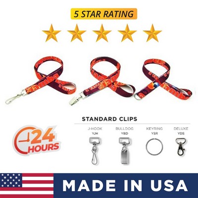 Sublimated Full Color Lanyard
