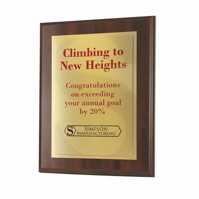 Simulated Cherry Panel Plaque (12"x15")