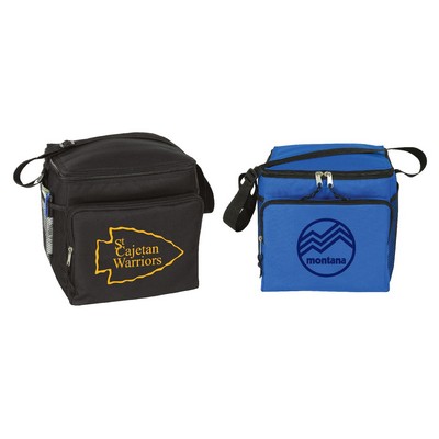 24 Can Cooler Bag w/ Pockets & Shoulder Strap for Outdoor Activities