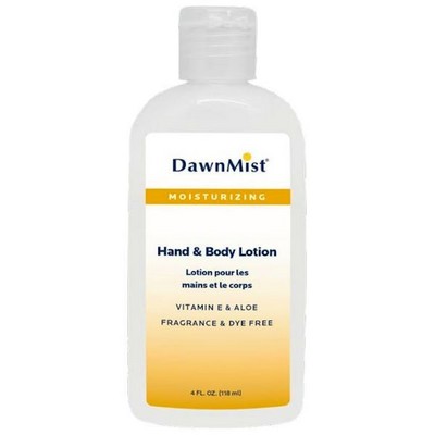 Hand & Body Lotion - 4 oz, Non-Greasy, Aloe (Case of 1)