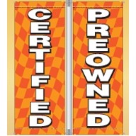 16 Oz. Vinyl Pole Banner Set - Certified Pre-Owned (3'x8')