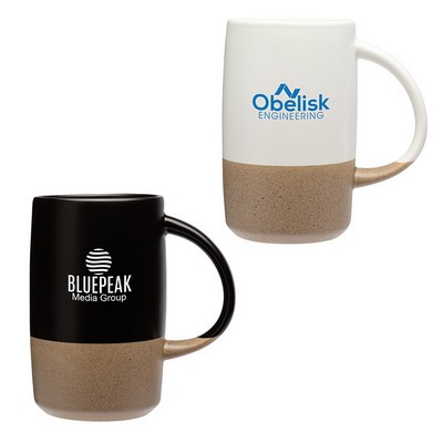 Santander 17 oz. Two-Tone Ceramic Mug