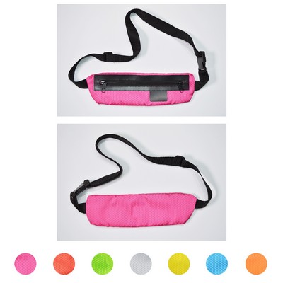 Screen Printed Single Pocket Waist Bag