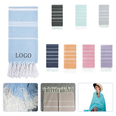 Turkish Pestemal Beach Towel
