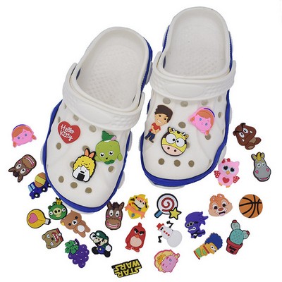 Custom Different Shaped PVC Shoe Charms
