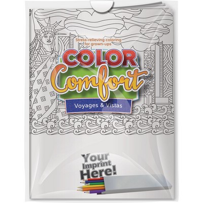 Combo Pack - CC106 Color Comfort & 6-Pack of Colored Pencils in a Poly Bag