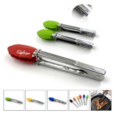 Silicone and Stainless Steel Kitchen Tong