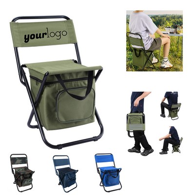 Camping Fishing Chair With Storage Bag