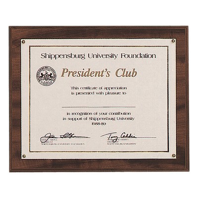 8.5" x 11" Walnut Finish Photo/Certificate Holder