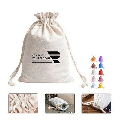 Cotton linen storage bag