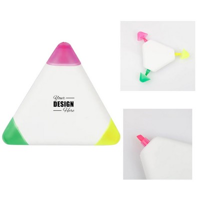 Multi Color Mini Tri Highlighter