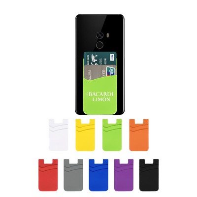 Double Layer Silicone Phone Wallets