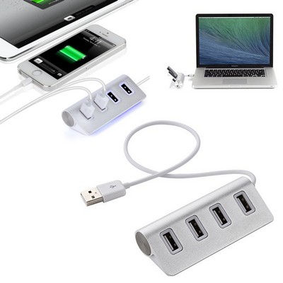 Promotek iBank® 4 Port USB 3.0 Premium Aluminum Hub