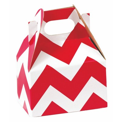 Red Chevron 4" Gable Box