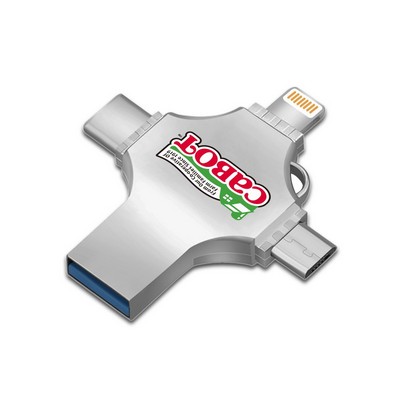 Cicero 3 Way Metal USB-128 GB