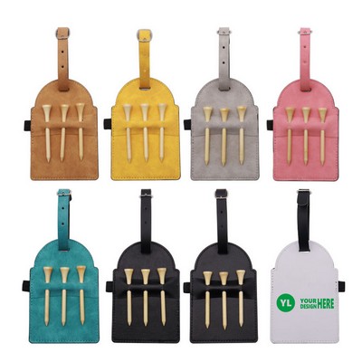 PU Golf Tee Bag