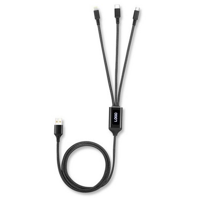 4 In 1 Light Up 66W Fast Charging Cable