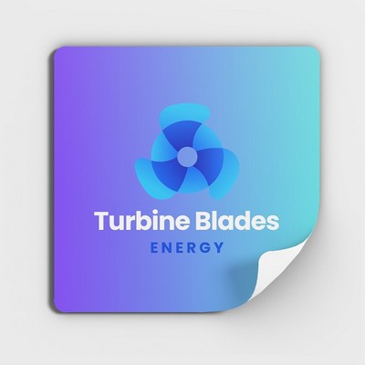 Rounded Corner Stickers 10x10