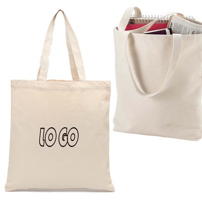 12 Oz Economy Cotton Canvas Tote Bag