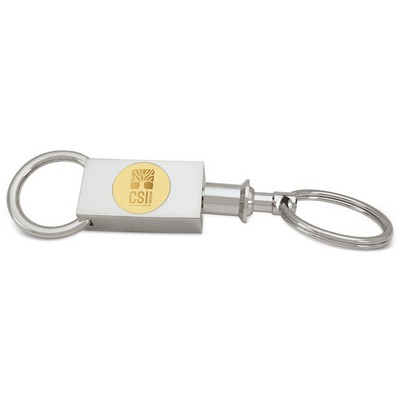 Two-section Key Ring Silver
