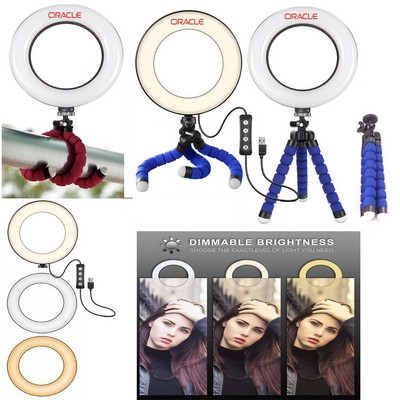Promotek iBank® 6" Ring Light with Tripod Stand (Blue)
