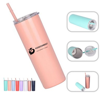Skinny 20Oz Stainless Steel Vacuum Insulated Tumbler