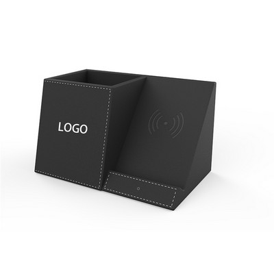 Wireless Charging Stand W/ Pen Holder