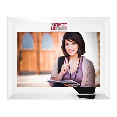 Clear Beveled Glass 5" x 7" Frame