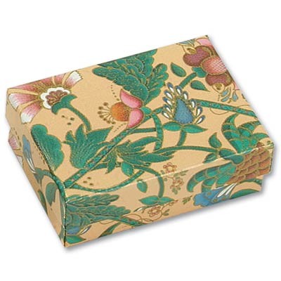 Tropical Floral Cotton Filled Box (7" x5" x1¼")