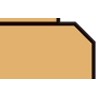 Fossler® Seal Large Clipped Corner Rectangular Seal