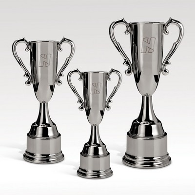 Vanderbilt Pedestal Cup - 12" Nickel